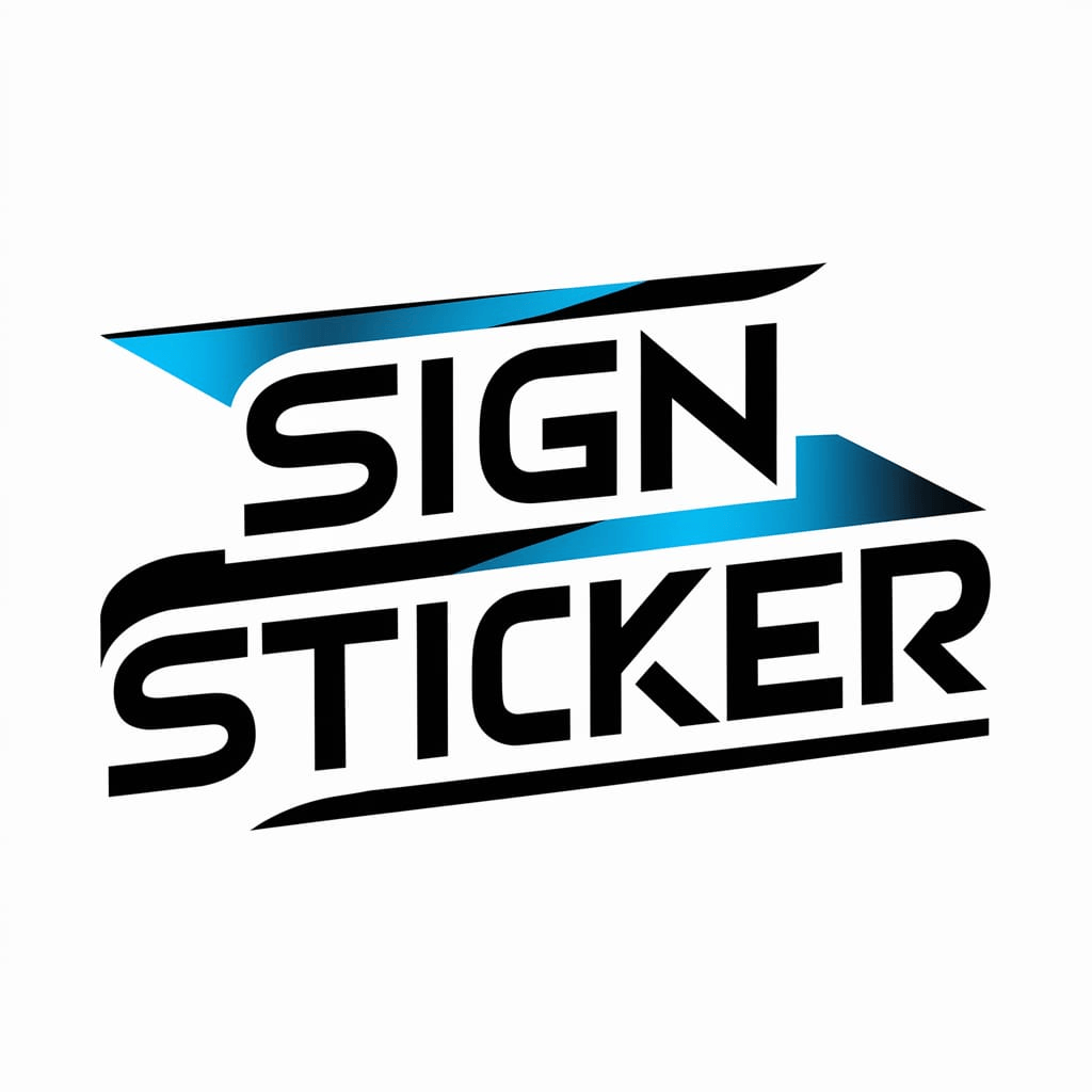 NEW SIGN STICKER
