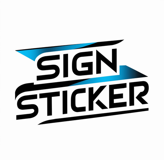 NEW SIGN STICKER